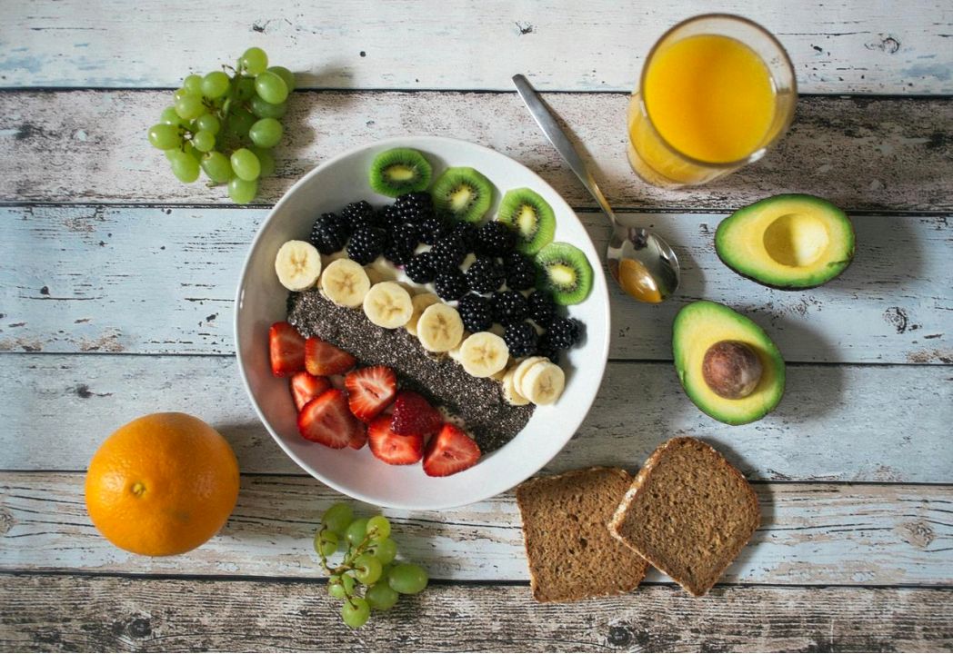 Vegan sandwich on wood table